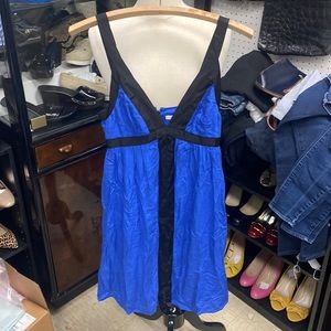 Ella Moss Blue & Black Dress - Sz XS